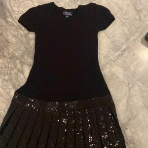 Polo Ralph Lauren knit top sequin bottom dress